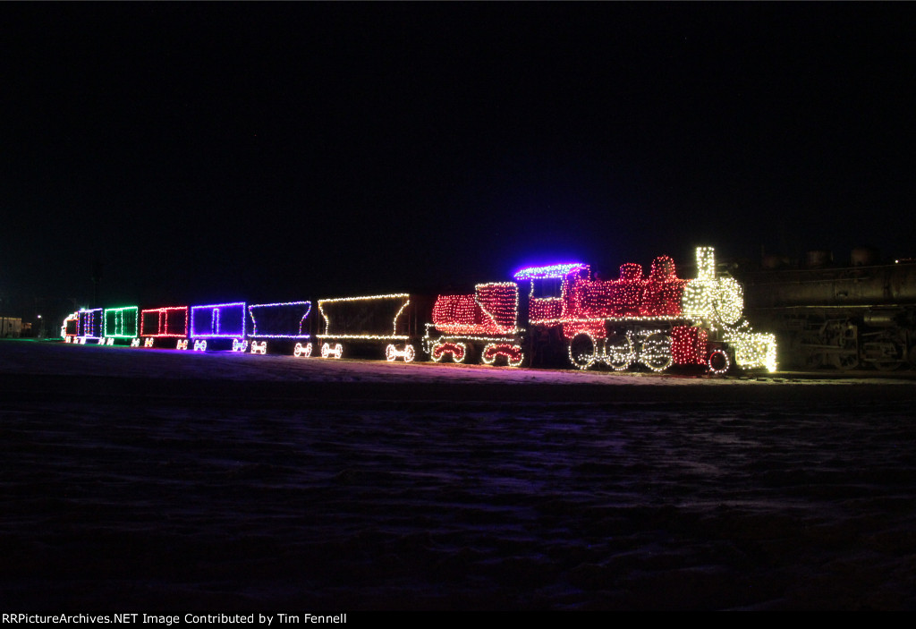 Illuminated Freight train